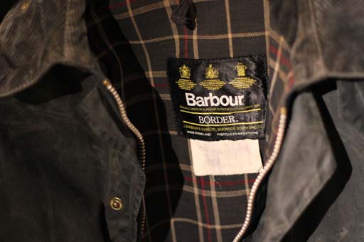 Barbour BURGHLEY gray バブアー オーバーサイズワックス+