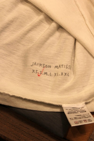 ジャクソンマティスJACKSON MATISSE 2023AW 45 Reversibleナンバリング